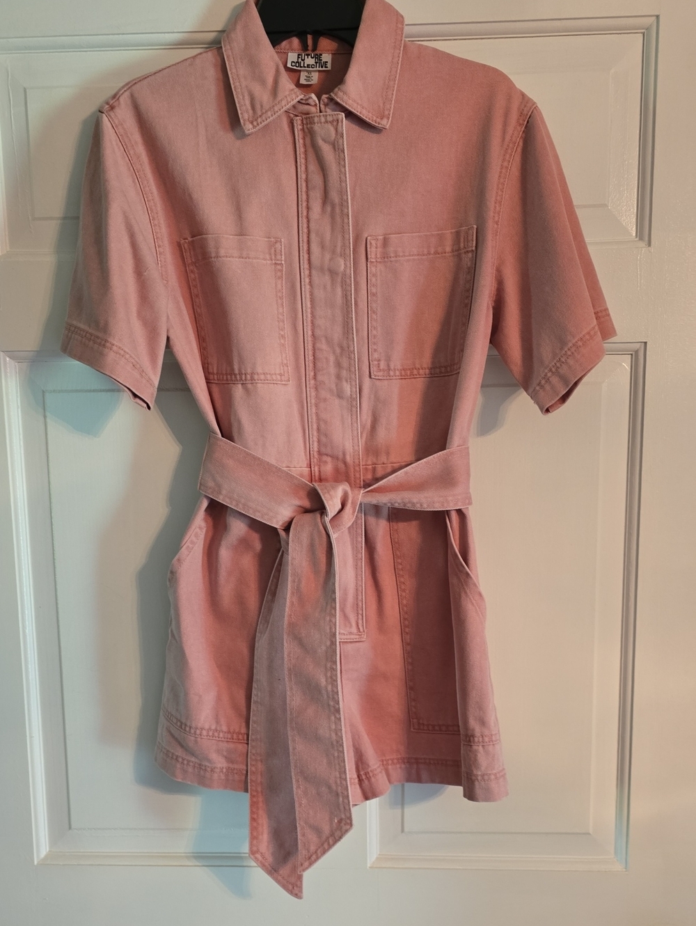 Denim Short Jumpsuit